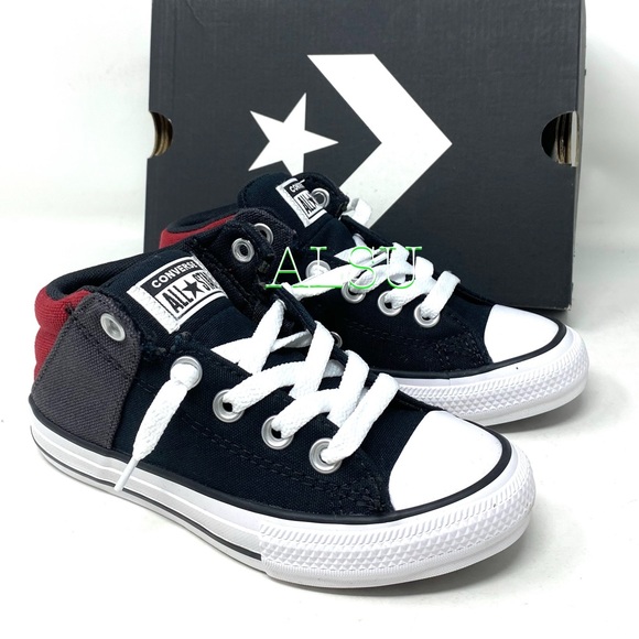 Converse Ctas Axel Mid Black Alley Canvas Kid’s - Picture 6 of 10